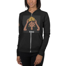 Load image into Gallery viewer, Crown zip Hoodie