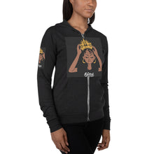 Load image into Gallery viewer, Crown zip Hoodie