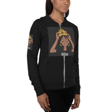 Load image into Gallery viewer, Crown zip Hoodie